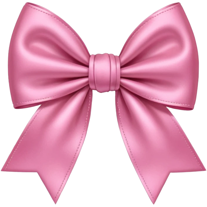 Bow pink emoji