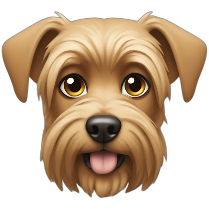 dog-yorkshire-batman-point-ears-down emoji