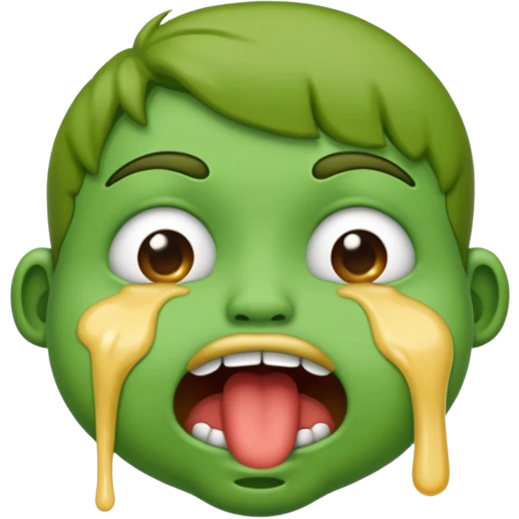 puking face emoji emoji