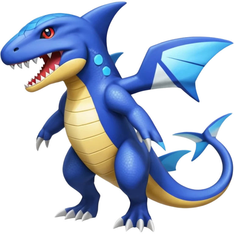 Latios-Sharpedo-Garchomp-Gabite-Amaura-Salandit-Helioptile-fusion (full body) emoji
