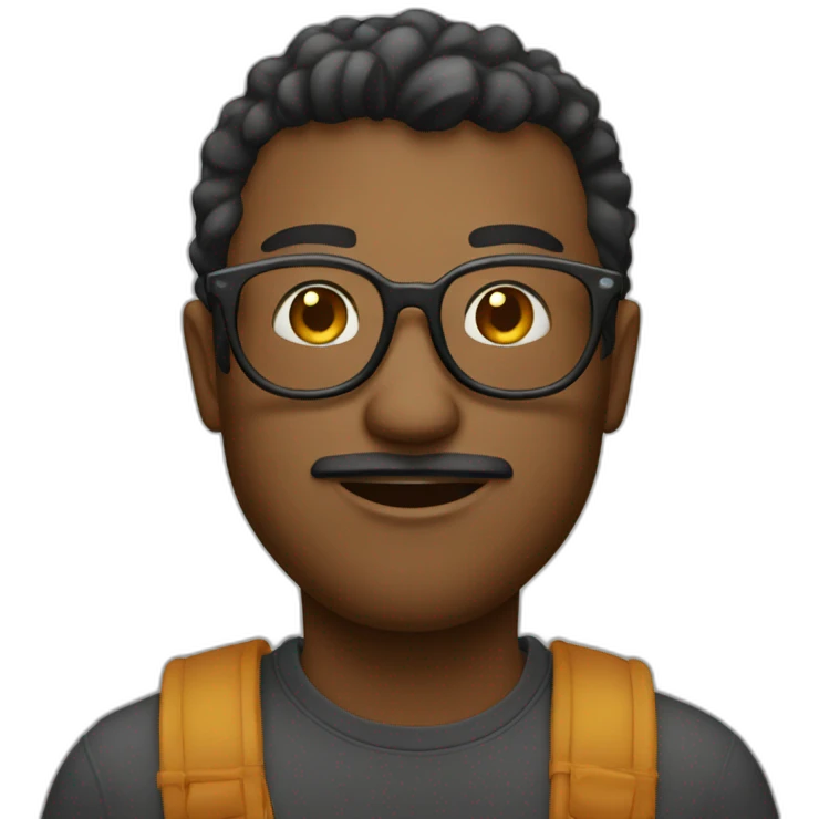 designer avec des lunettes emoji