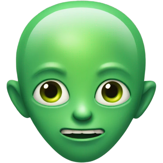  alien, green, ok emoji