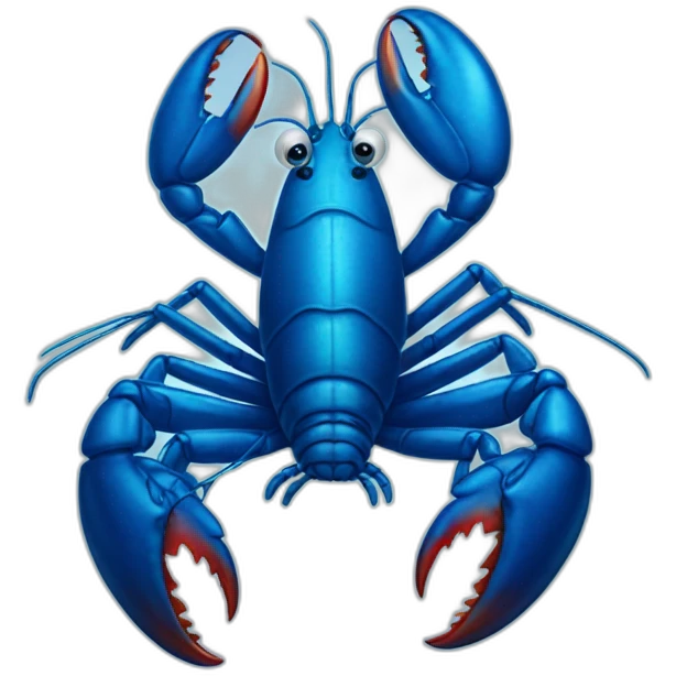 blue lobster emoji