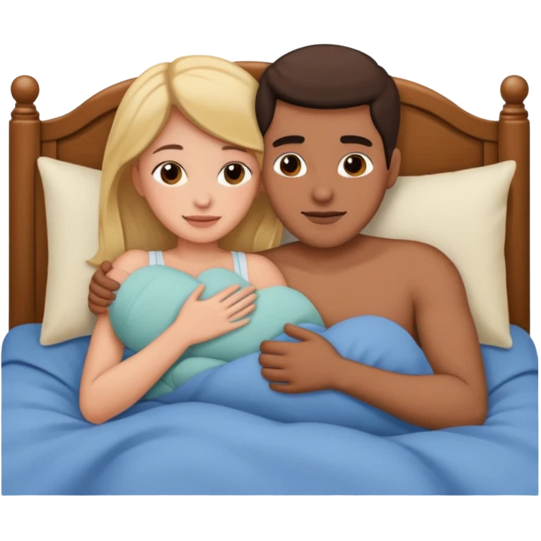 Porn emoji sex having in bed emoji