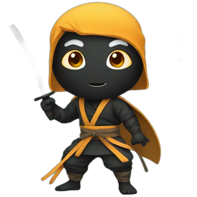 Ninja with butterfly  emoji