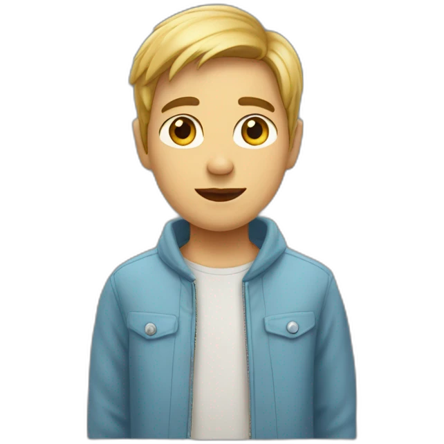 Un garçon en colère  emoji