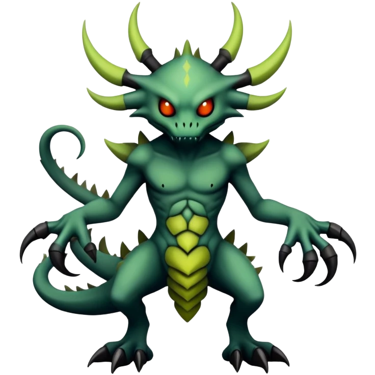 Edgy complex aesthetic-scenery-Fakémon-creature (full body) emoji