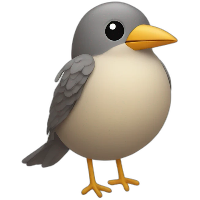 bird with stars around its head emoji