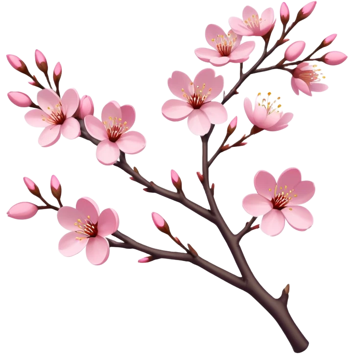 Sakura cherry blossom tree branch  emoji