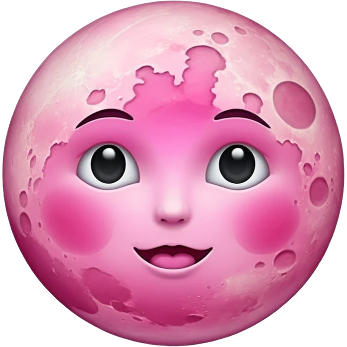 pink moon  emoji