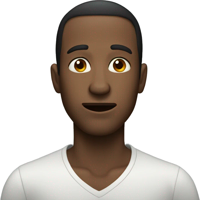 man with hickey emoji