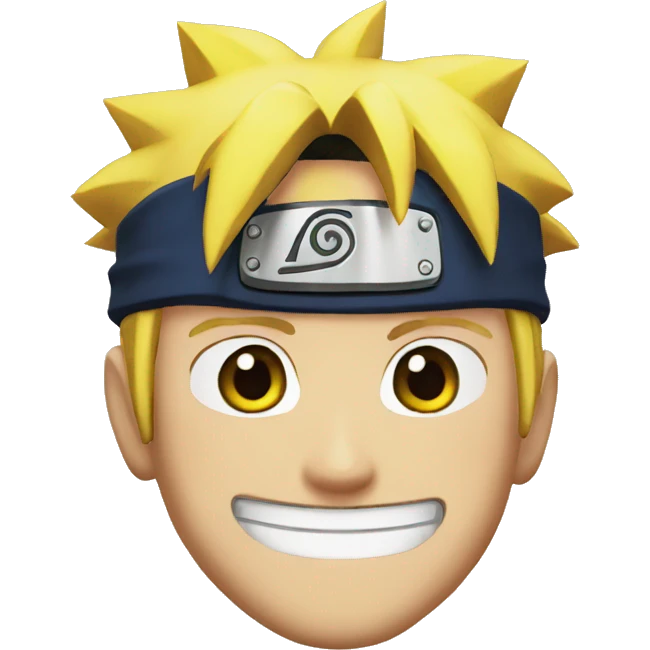 Naruto smiling emoji emoji