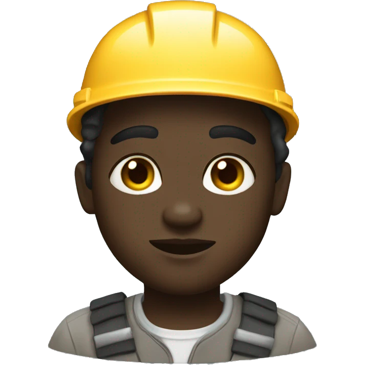 Power lineman dark Skin emoji