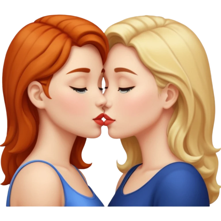 two women kissing emoji