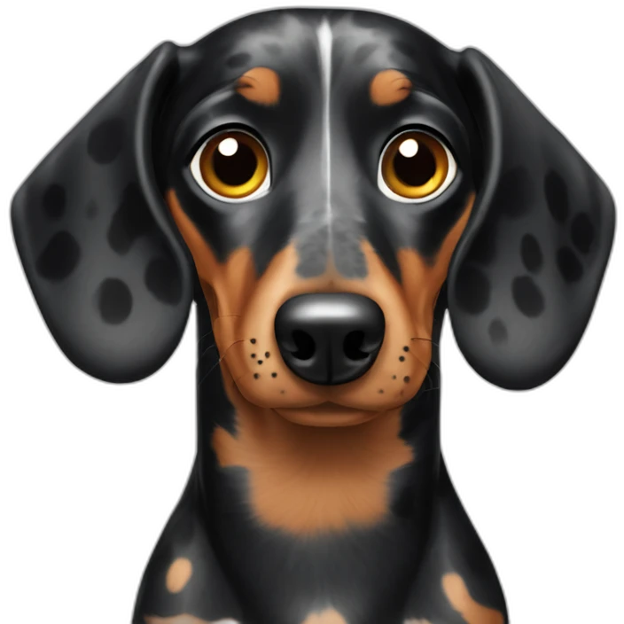 Spotted Dachshund named Alfredo emoji