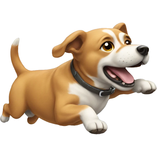 Dog flying  emoji