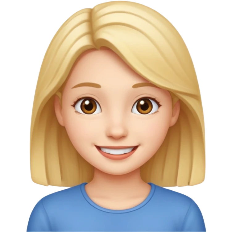 Cute girl emoji