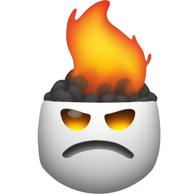 Linux on fire emoji