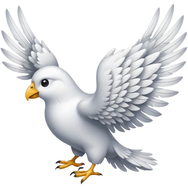 Double side white wing emoji