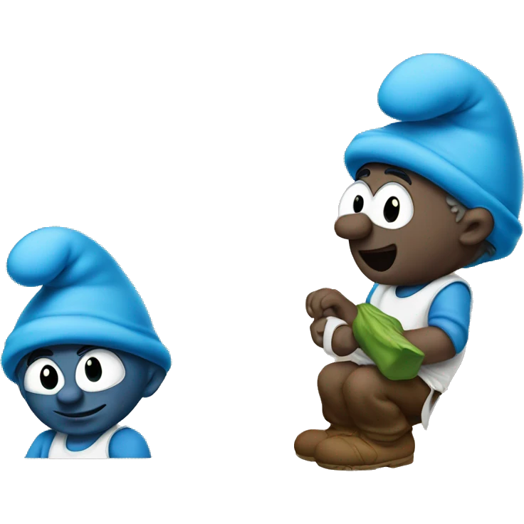 Smurf  emoji
