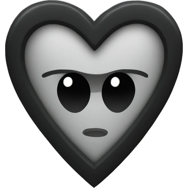 black heart  emoji
