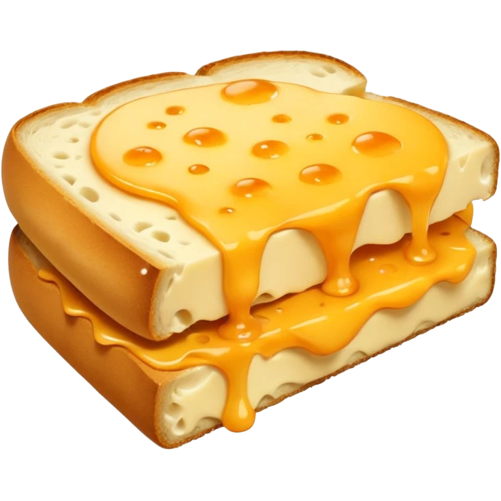 A bread on the cheese emoji