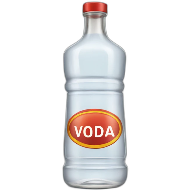 bottle of vodka emoji