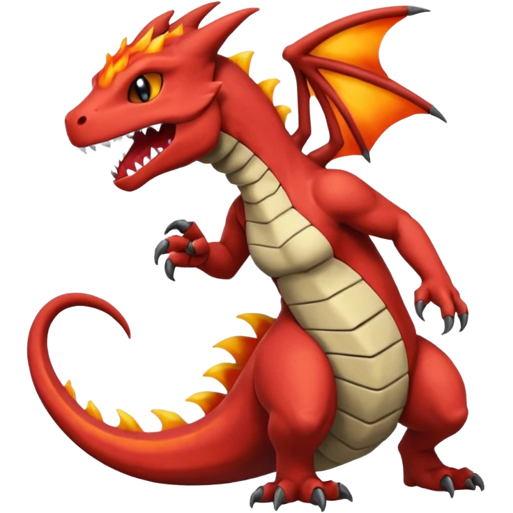 Shiny Fiery Volcanic Charmeleon-Salandit-Marowak-Duskull-dragon emoji