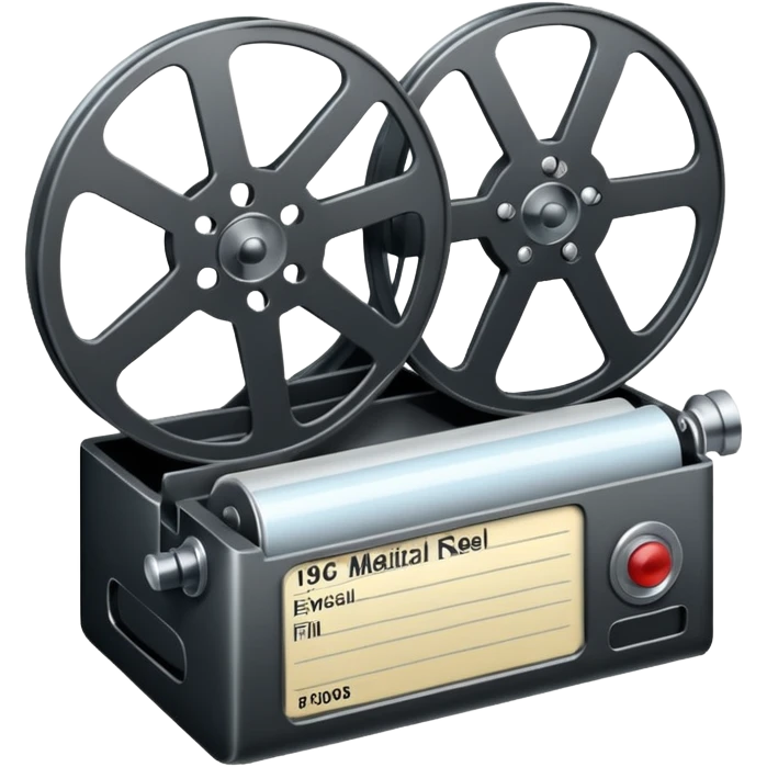 mac os icon physical film 60s recording emoji