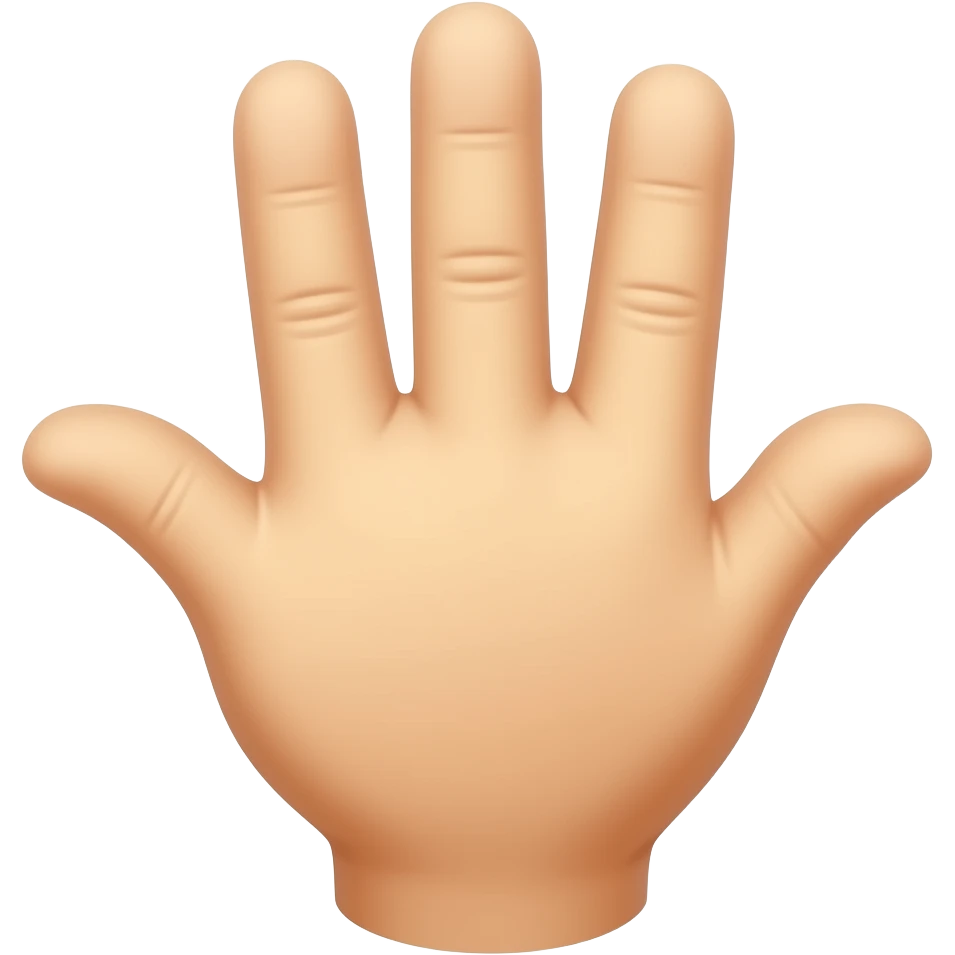 3 parmak emoji