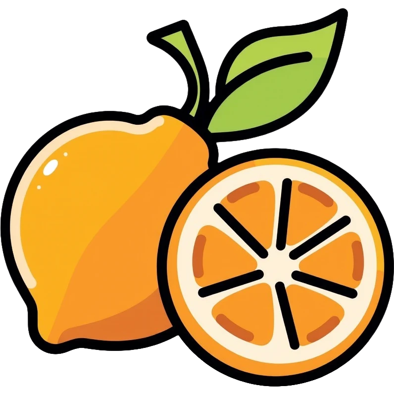 bergamot citrus fruit emoji