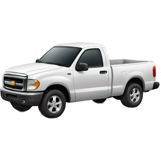 Mexican driving 2 wheel drive truck  emoji