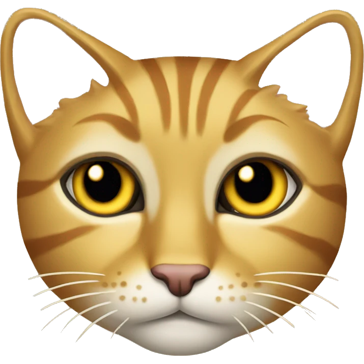 Golden pussycat emoji