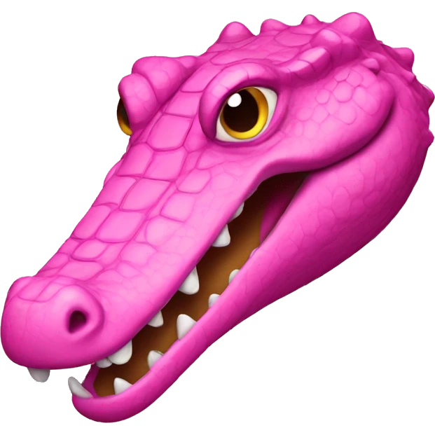 pink crocodile  emoji