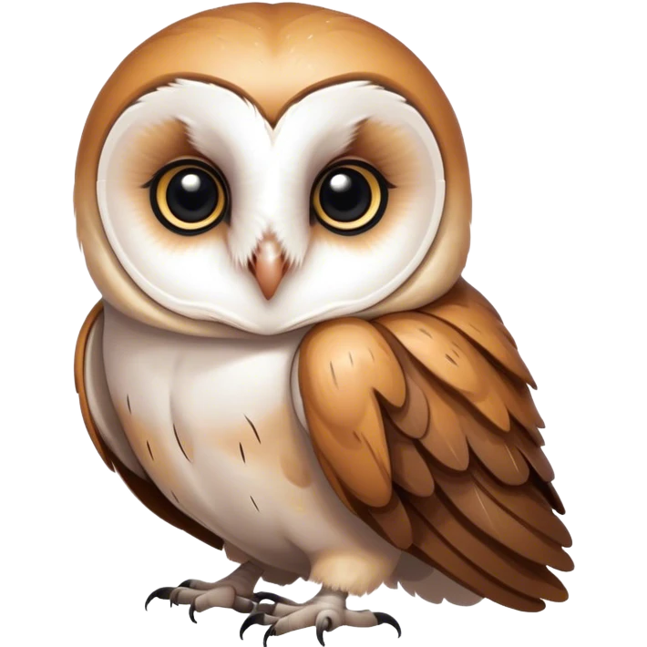 baby barn owl emoji