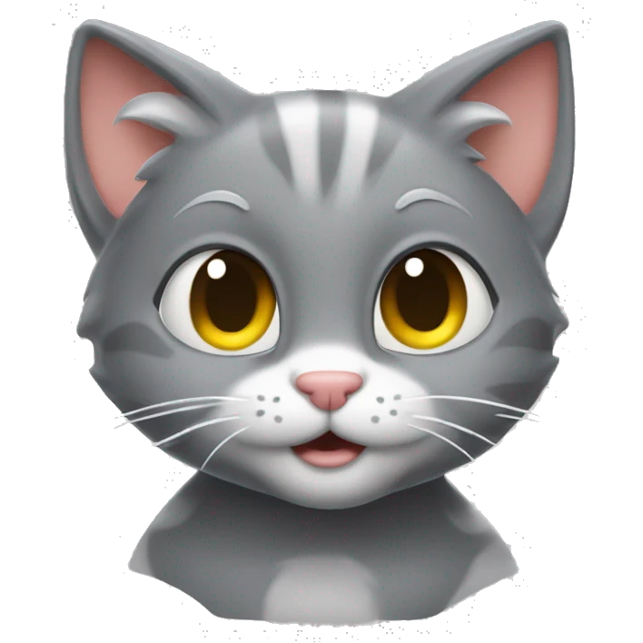 Kitty carbon copy Tom and Jerry  emoji