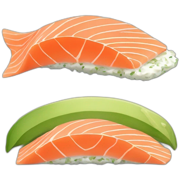 maquis roll salmon avocado emoji