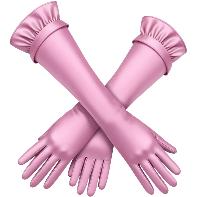 Powder pink women’s opera gloves emoji
