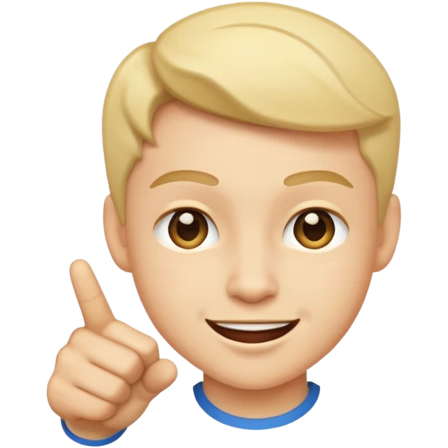 winking smirking pointing emoji