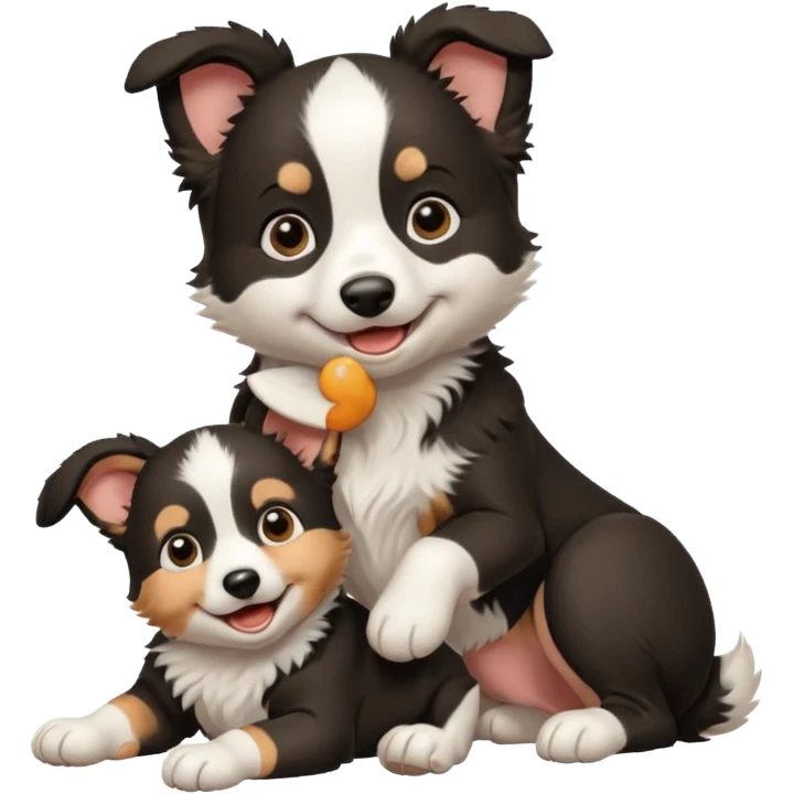smile bordercollie baby emoji
