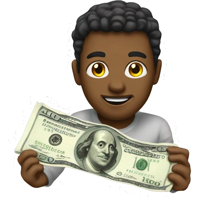100 dollars emoji