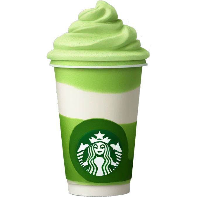 Starbucks matcha emoji