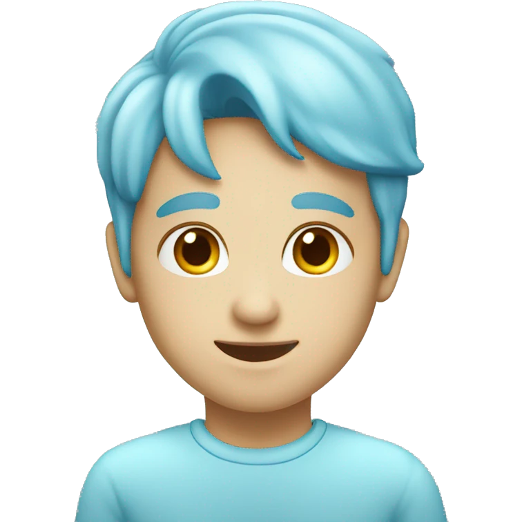 Heart Light Blue emoji