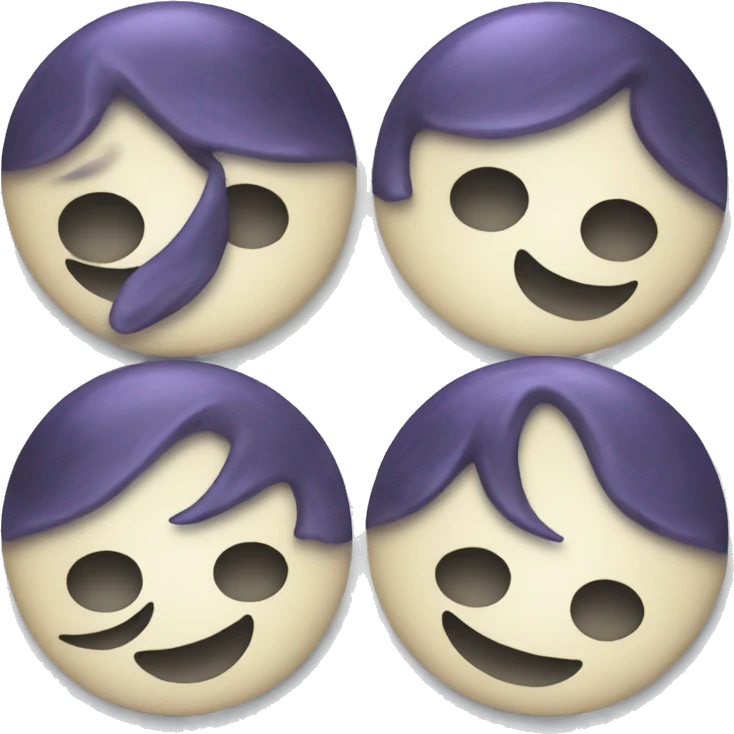 Triple moon emoji