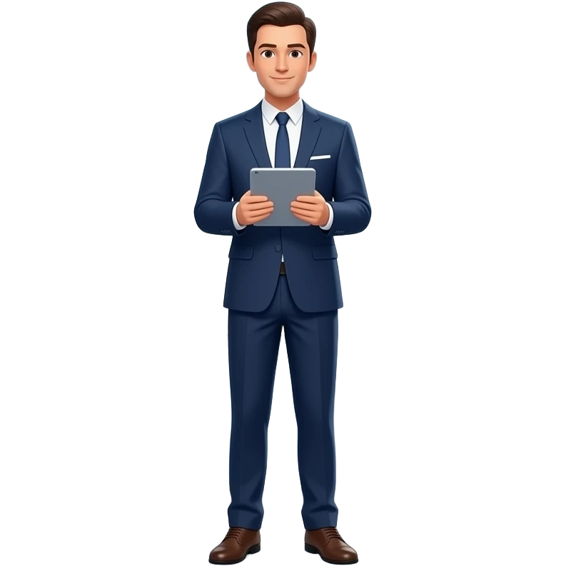 whitecollar worker full body emoji