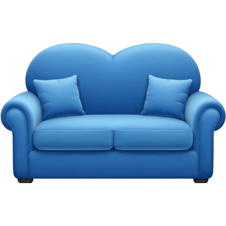 blue cozy sofa emoji