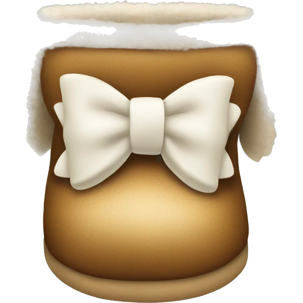 UGGs with bow emoji