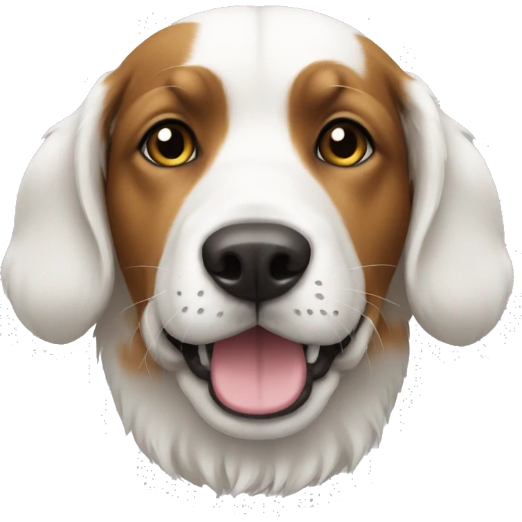 Dog white  emoji