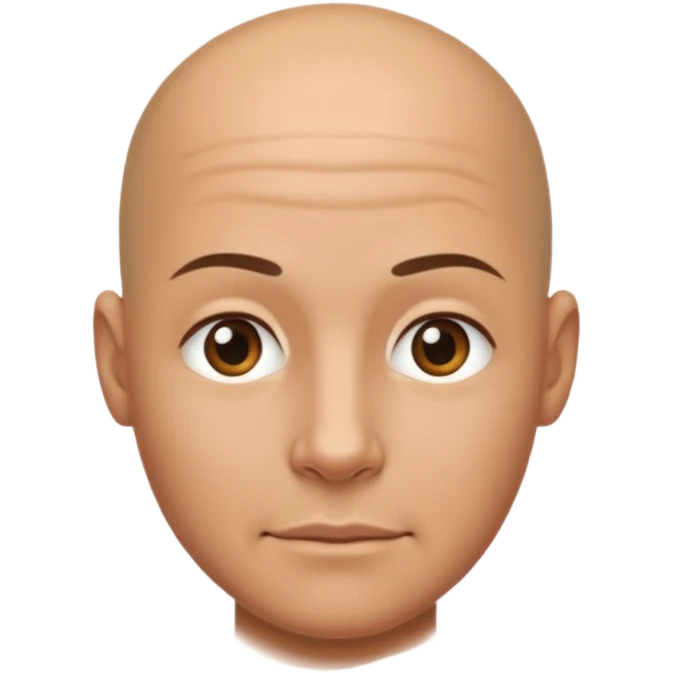 bald head emoji