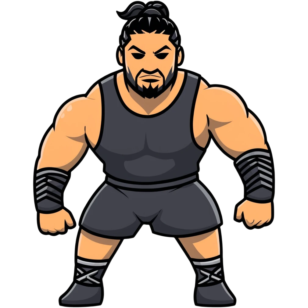 Roman Reigns WWE wrestler emoji